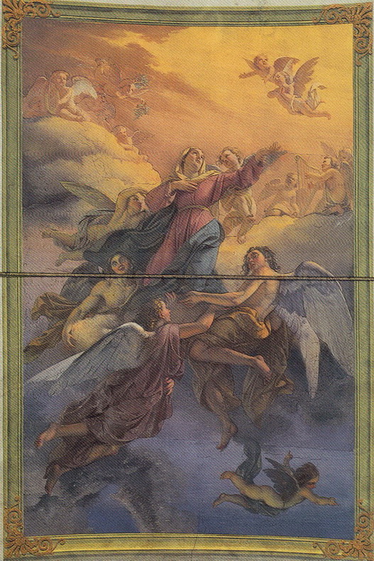 Assunzione della Vergine - 1854 - affresco - Chiesa prepositurale di Santa Maria Assunta - Rovato (BS)
